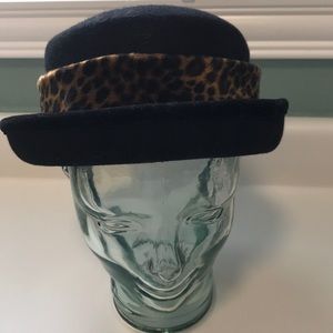 Black wool hat